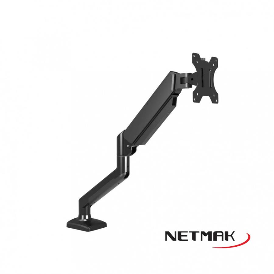 Soporte Monitor 10-30" para escritorio Movil brazo hidraulico Netmak NM-ST21