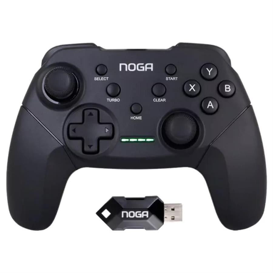 Joystick inalámbrico Noga NG-4500x dualshock para PS3 y PC Negro