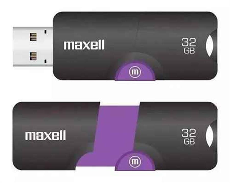 Pendrive USB Maxell Flix Retráctil 32gb 2.0 Memoria USB