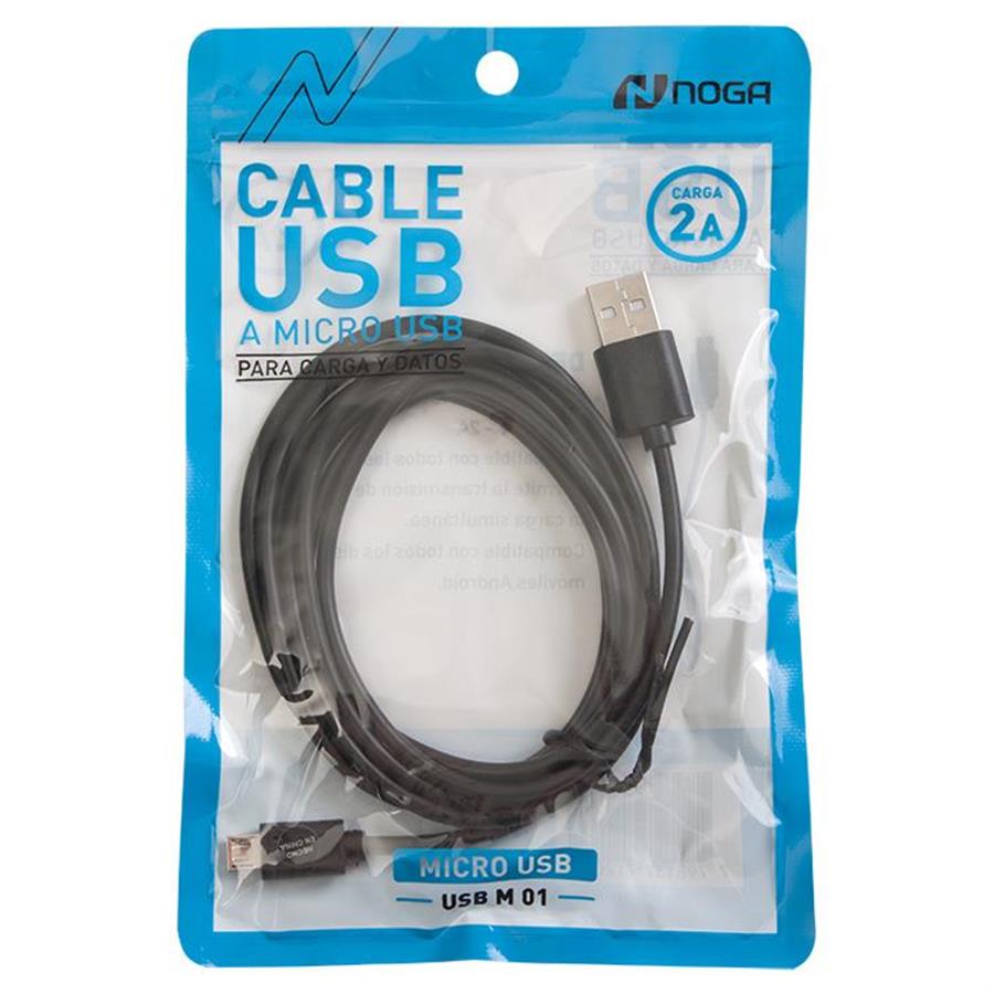Cable USB a micro USB Noga 2A 1,8 MTS