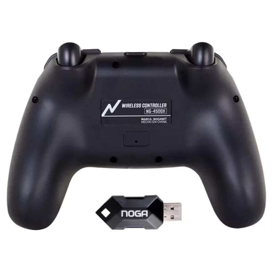 Joystick inalámbrico Noga NG-4500x dualshock para PS3 y PC Negro