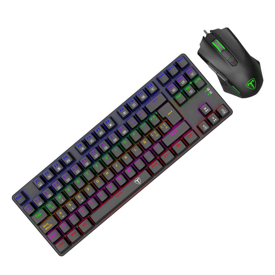 Kit Gamer T-Dagger Teclado y Mouse Advance Force T-TGS005 Switch Red