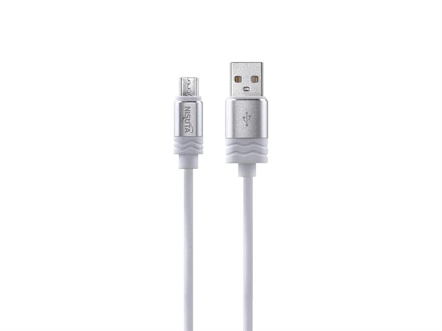Cable USB a Micro USB Reforzado 1,8 mts Nisuta
