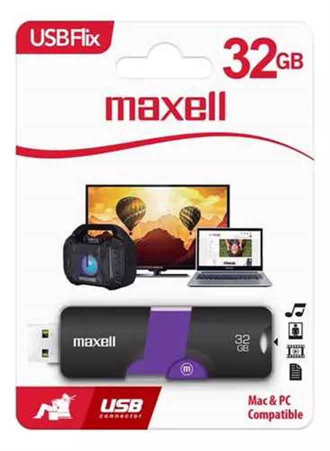 Pendrive USB Maxell Flix Retráctil 32gb 3.0 Memoria Usb