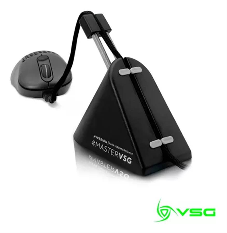 Soporte P/ Cable Mouse Gamer Vsg Bungee Hyperion Negro