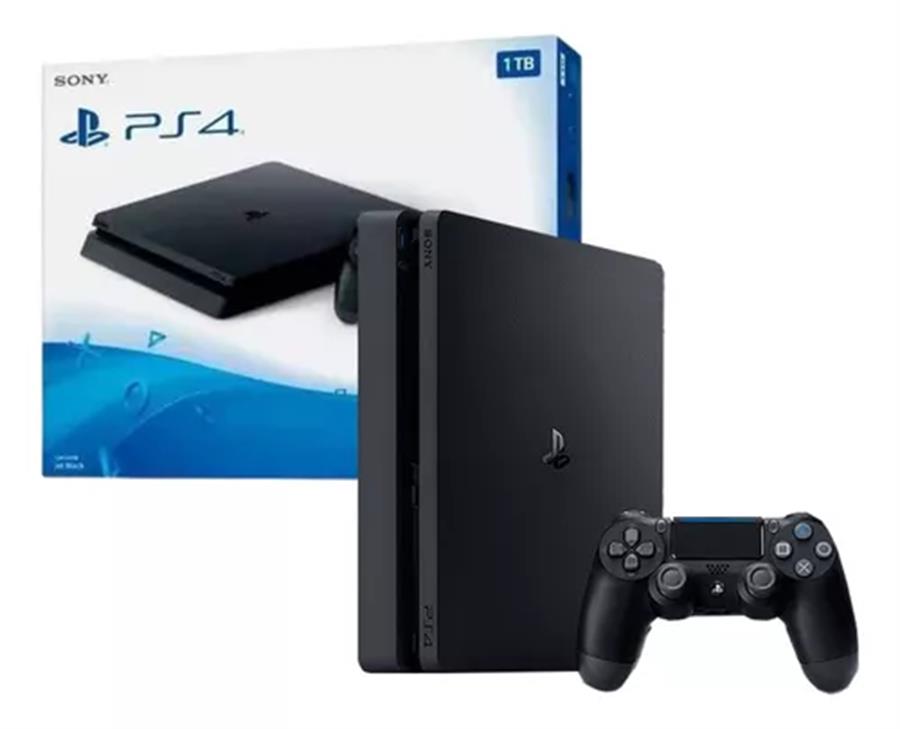 Playstation 4 PS4 Slim Sony 1tb Color Negro