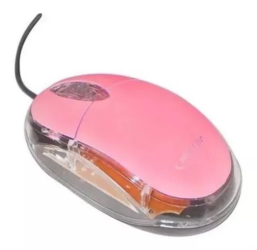 Mouse cableado Noga NG-611U USB 1000 DPI con led Rosa