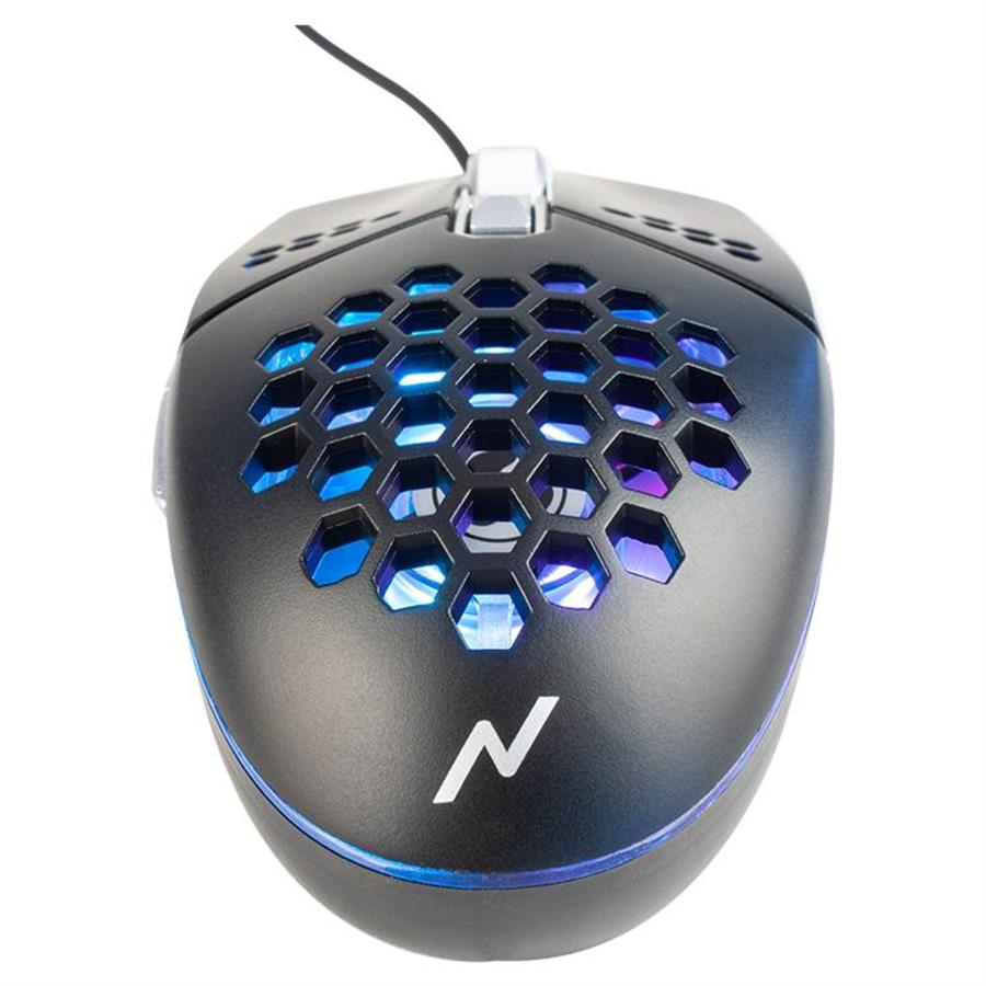 Mouse Gamer Retroiluminado Noga Wind con cooler 3500dpi