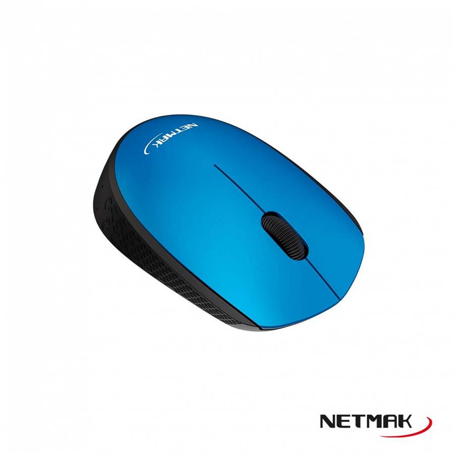 Mouse Inalámbrico Usb Netmak Optimize Edge M680 Azul